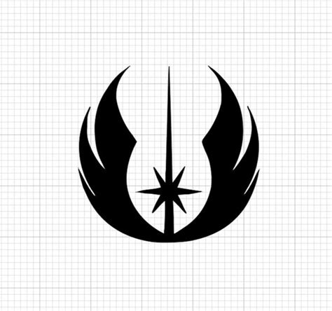 Star Wars Jedi Order Logo Vinyl Decal Etsy