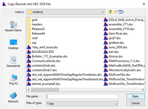 Copying Records Into Another Hec Dss File