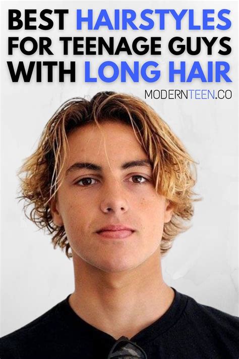 15 Trendy Hairstyles For Teenage Boys With Long Hair The Ultimate