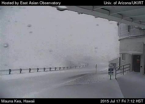 Snow Storm Hits Hawaii In July 2015 Strange Sounds