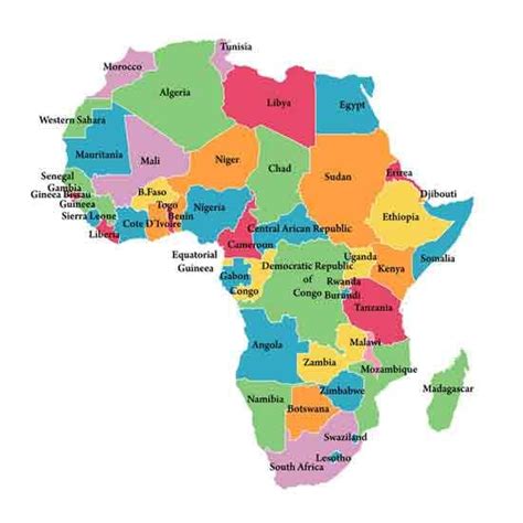 Mali Karta Afrika Europa Karta