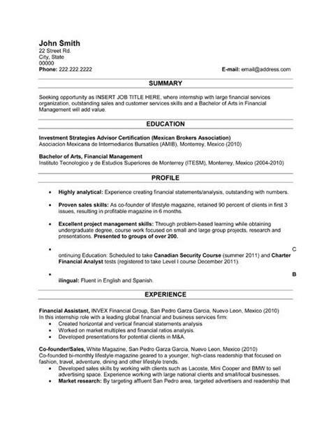 If finance assistant cv template contains any form fields, the form fields are detected automatically. A professional resume template for a Financial Assistant ...