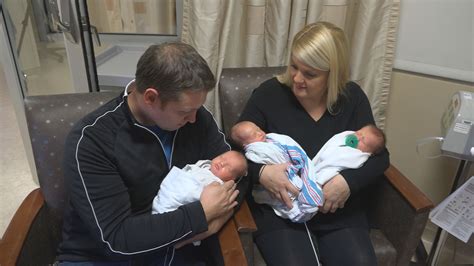 woman gives birth to rare identical triplets