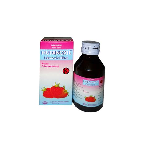 Hufanoxil Dry Syrup 60 Ml Kegunaan Efek Samping Dosis Dan Aturan