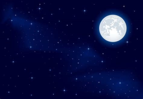 157400 Night Sky Moon Stock Illustrations Royalty Free Vector