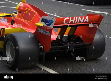 Close Up Of Rear Of Chinese A1gp Car Stock Photo Alamy