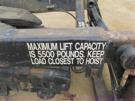 menards master lift semi tractor mounted forklift item