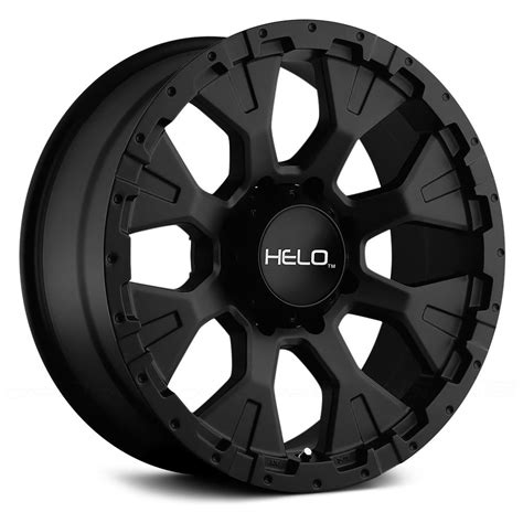Helo He878 Wheels Satin Black Rims