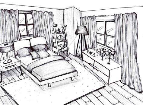 Start in 2d and build your room from the ground up, finishing with furniture and accessories. House Pencil Drawing at GetDrawings | Free download
