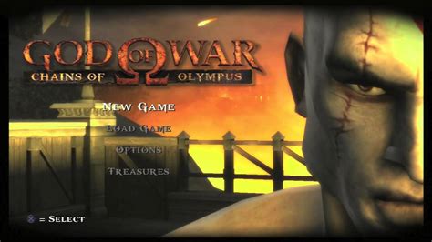 God Of War Chains Of Olympus Hd Title Screen Ps3 Youtube