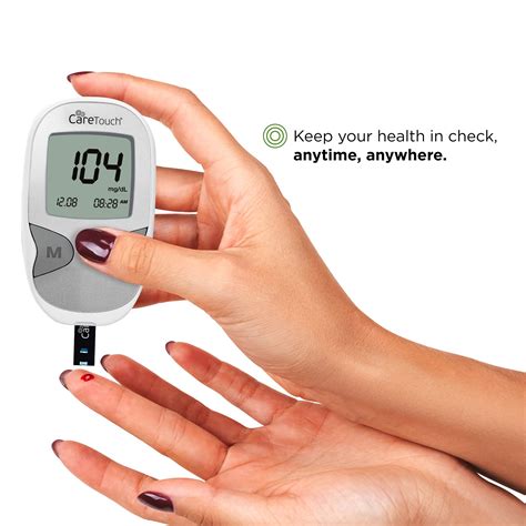 Care Touch Diabetes Testing Kit Blood Glucose Monitor 150 Blood