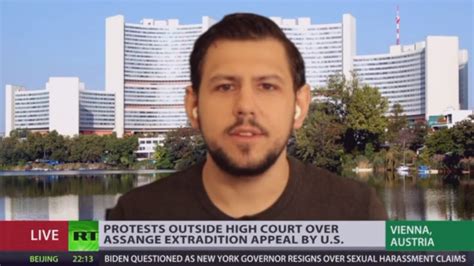 the reporter told rt that in the high court hearing on assange s extradition to the united