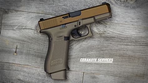 Glock 19x Gen 5 Gamma Bronze Pistol Night Sights Cerakote Services