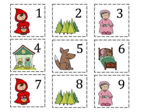 Little Red Riding Hood Printable Preschool Printables