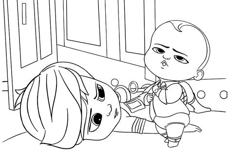 The Boss Baby Coloring Pages Print For Kids Wonder Day — Coloring