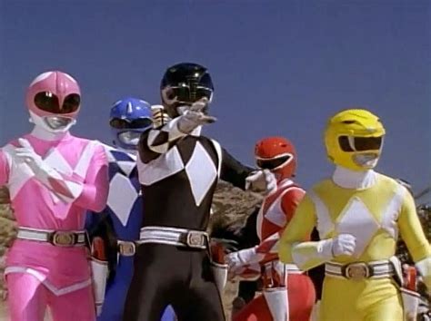 The Power Rangers Are All Dressed Up In Their Costumes