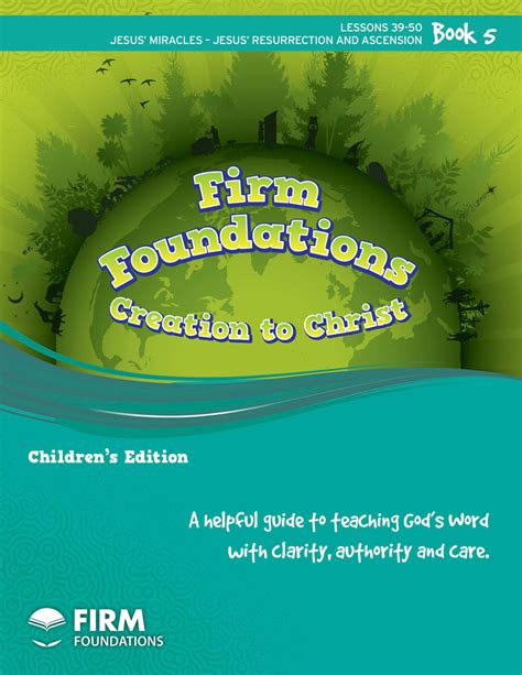 Childrens Firm Foundations Creation To Christ Complete Set Print