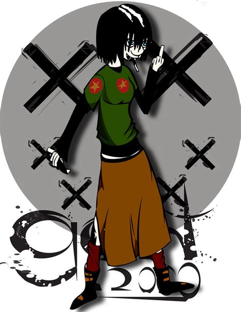 Angry Gothic Girl Colored By Gant12000 On Deviantart