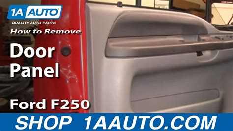 How To Install Replace Remove Door Panel Ford F250 F350 Super Duty 99