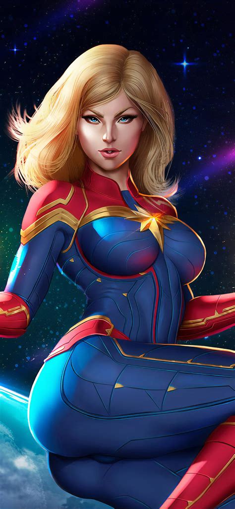 X K Art Captain Marvel Iphone XS Iphone Iphone X HD K Wallpapers Images