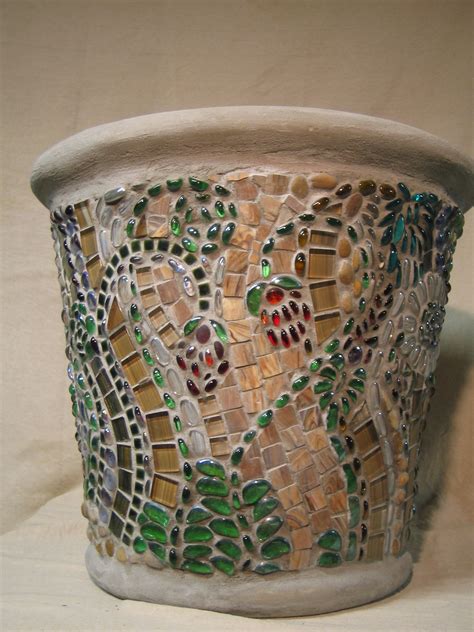 Mosaic Planter For A Brooklyn Brownstone 2 By Blake Sherlock Garden