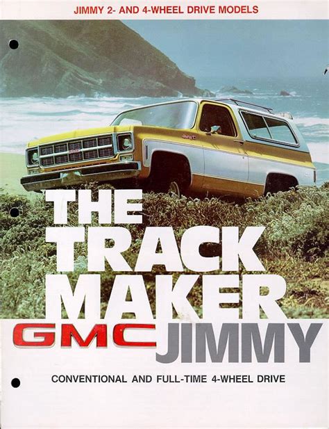 1977 Chevrolet And Gmc Truck Brochures 1977 Gmc Jimmy 01