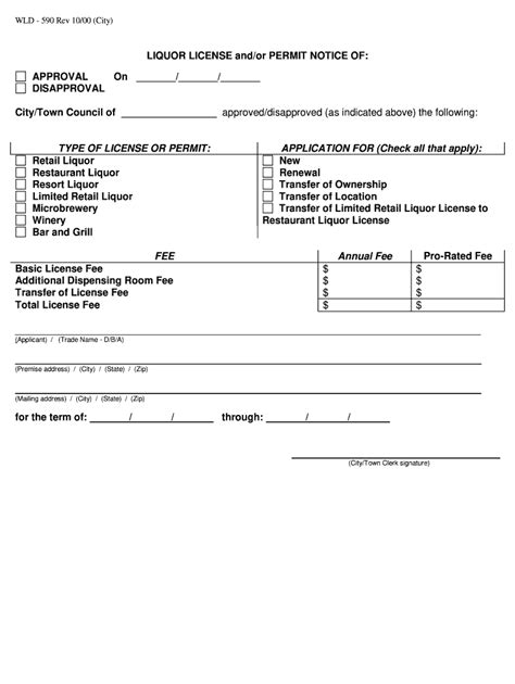 Blank Liquor License Form 2020 Fill And Sign Printable Template