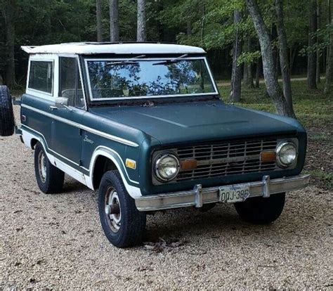 1974 Ford Bronco Ranger Suv Green 4wd Automatic Ranger For Sale