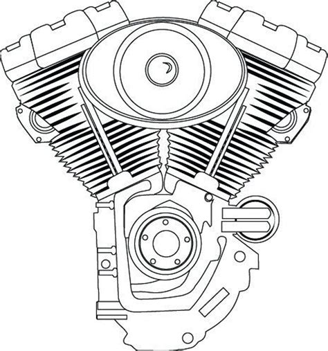 V 8 Motor Svg Files For Cricut V8 Engine Svg Pdf Ai Eps  Etsy