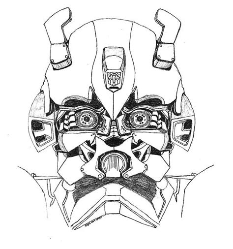 And also all rescue bot and their enemies are villains. Transformers Bumblebee Car Head Picture Coloring Pages ...