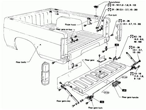 2017 Ford F250 Tailgate Parts Diagram