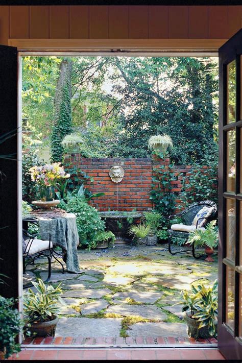 If you dream of an outdoor space dripping with fresh vines and sophisticated decor then this french country courtyard design is the perfect inspiration for your renovation. Classic Courtyards | Courtyard gardens design, Patio ...
