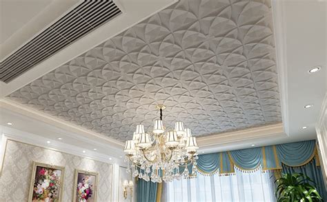 A10903p48 Art3d Decorative Ceiling Tile 2x2 Glue Up Suspended Ceiling