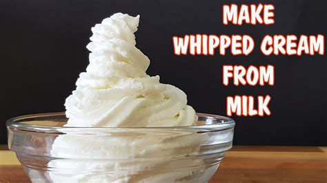 Making vitamix ice cream is easier than you think. How to make whipped cream from Milk l Make Whipped Cream ...