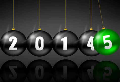 Free Download 2015 New Years Illustration With Christmas Balls 940x648