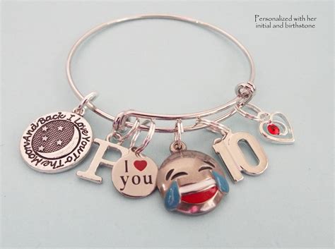 Maybe you would like to learn more about one of these? 10th Birthday Gift for Girl, Personalized Charm Bracelet for Girl Turning 10 with Birthstone and ...