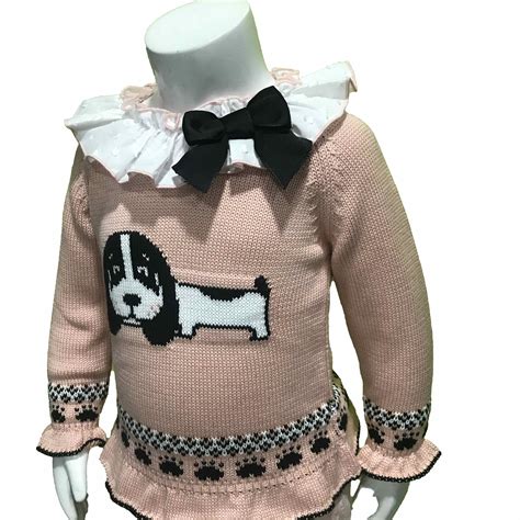 Lolittos Colección Teckel Conjunto Niña Rosa Jubón Y Cubre Dados Moda