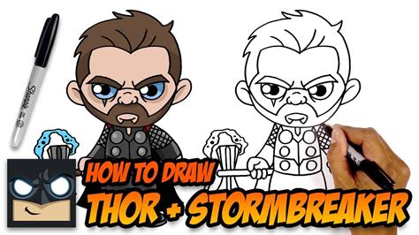 Thor Chibi How To Draw