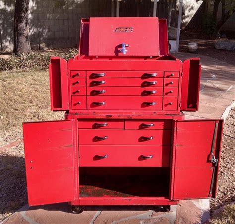 The Rare Holy Grail Red Cap 1940 S Snap On K 260 Super Roll Tool Box And K 60 Top 1846092639