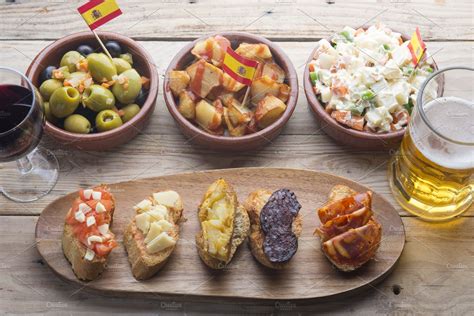 Tapas Typical Food Spain Food Images ~ Creative Market