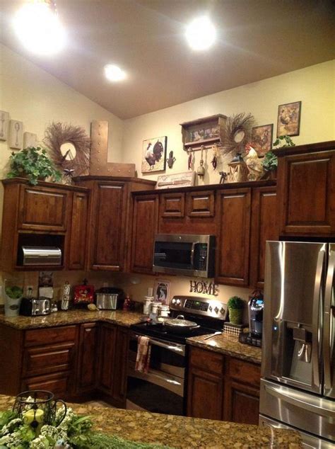 This image has dimension 0x0 pixel and file size 0 kb, you can click the image above to see the large or full size photo. 56+ Choosing Above Kitchen Cabinet Decor Ideas Farmhouse ...
