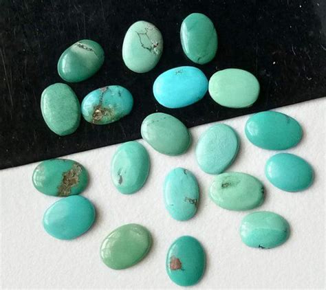 15 Pcs Tibetan Turquoise Plain Oval Cabochons 45x65mm Etsy How To