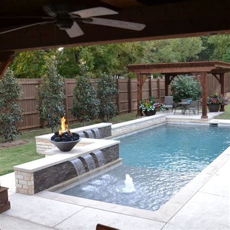 A backyard swimming pool is not too different in this regard — those who don't have one, often crave for at least a small pool that allows to cool off on a hot. Awesome Small Pool Design for Home Backyard 34 - Hoommy.com