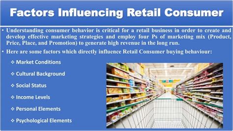 Factors Affecting Retail Consumer Decisions