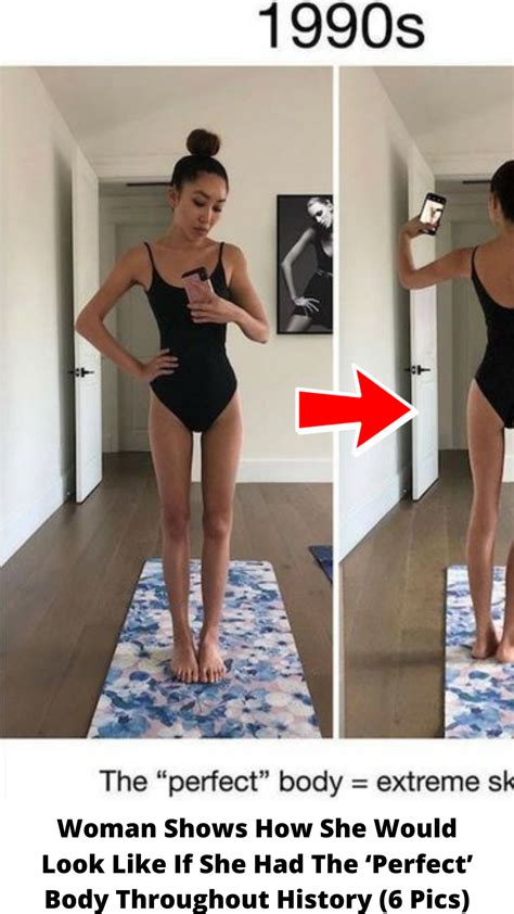 Woman Shows How She Would Look Like If She Had The Perfect Body