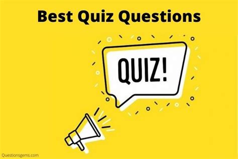 Top 1275 Best Quiz Questions And Answers 2021