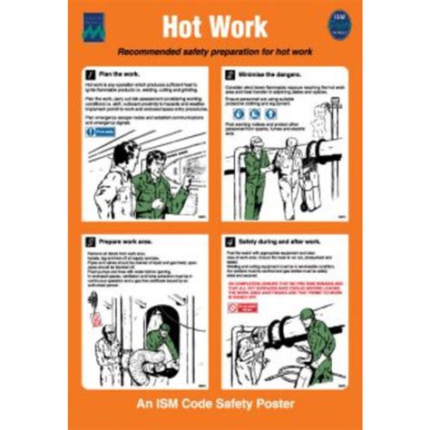 Jual Imo Safety Poster Kapakl Hot Work Poster Impa 331524 Jakarta