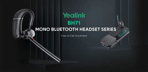 Yealink Bh71 Mono Bluetooth Headset Call One Inc