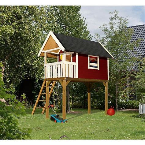 Gartenhäuser sind für ihre kinder orte. spielhaus | Stelzenhaus, Stelzenhaus selber bauen ...