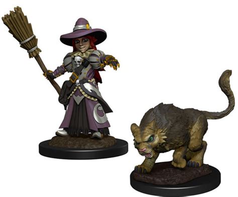 Role Playing Miniatures Catfolktabaxi Witch Sabrina The Black Cat